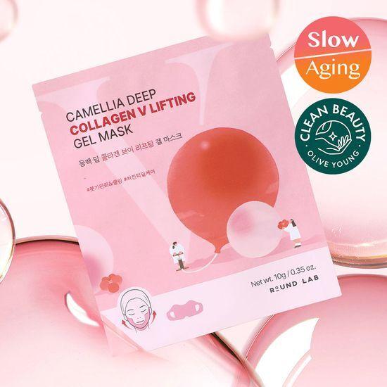 ROUND LAB Camellia Deep Collagen V Lifting Gel Mask (1 Sheet)