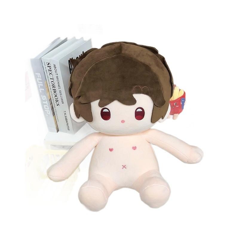 Light Night And Evan Charlie Doll Sitting Posture Naked Plush Toy Fans 40cm Gift