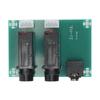 Kopfhörerbuchsen-Adapterplatine 2-fach Einfache Installation Zuverlässiger Kontakt Flexible Nutzung PCB Mikrofon