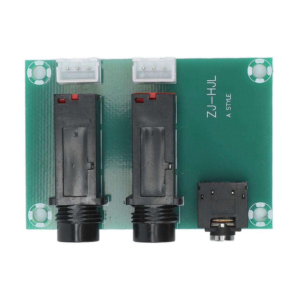 Kopfhörerbuchsen-Adapterplatine 2-fach Einfache Installation Zuverlässiger Kontakt Flexible Nutzung PCB Mikrofon