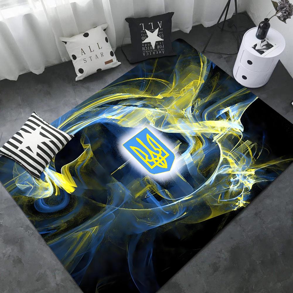 Ukraine Ukrainian Girl Flag Entrance Door Mat Nordic Style Bedroom Living Room Doormat Home Balcony Anti-Slip Modern Home Decor