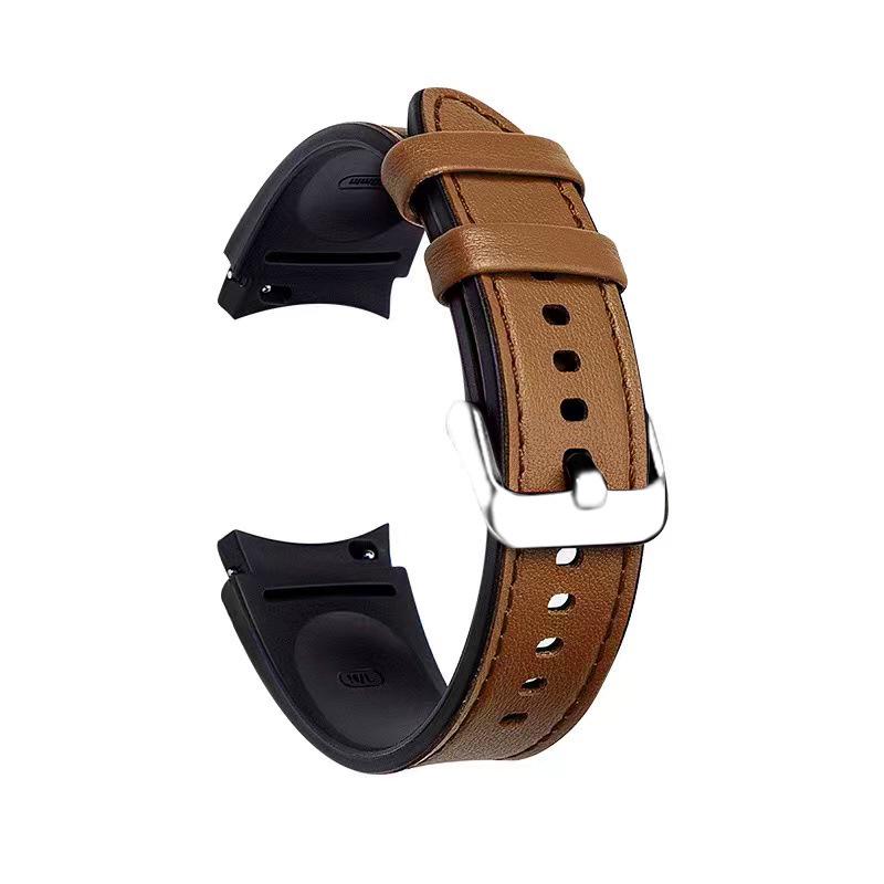 Samsung Galaxy Watch 6 Silicone Strap with Quick Release Interface, Genuine Leather Option Available