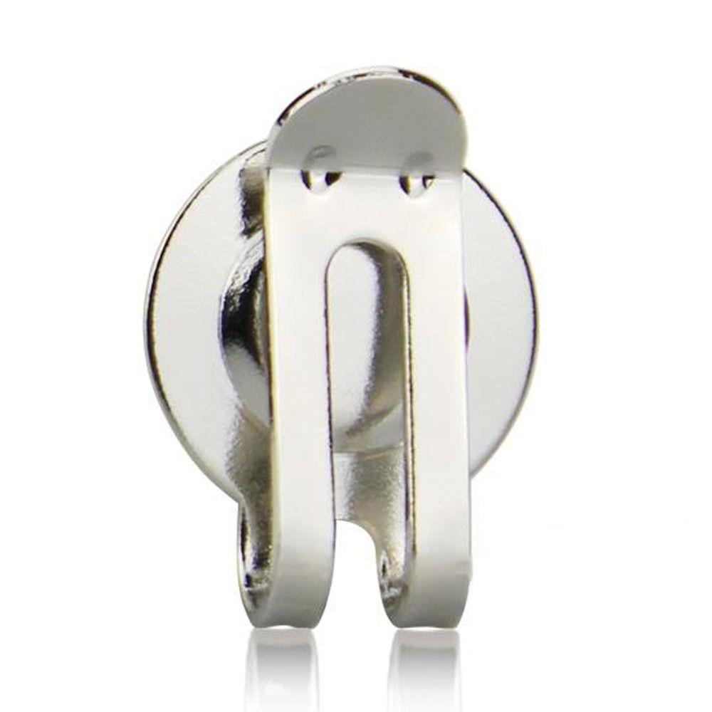 Token Hutclip Vergoldet Vierblättriges Kleeblatt Golfhutclip Golfkappenclip Golfballmarker