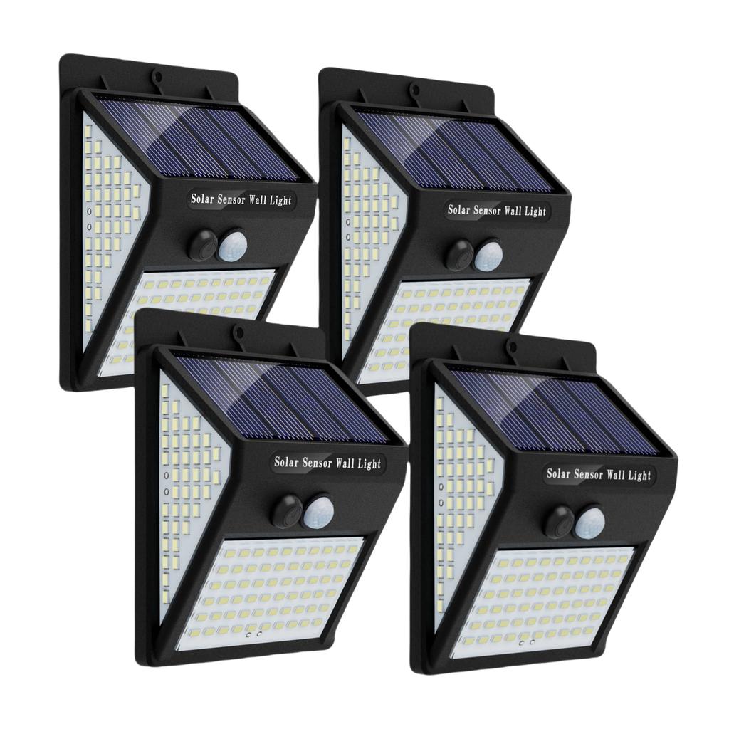 140LED Solar Security Lights Outdoor, Solar Motion Sensor Lights 270ºWide Angle Waterproof Solar Powered Durable Wall Lights Out
