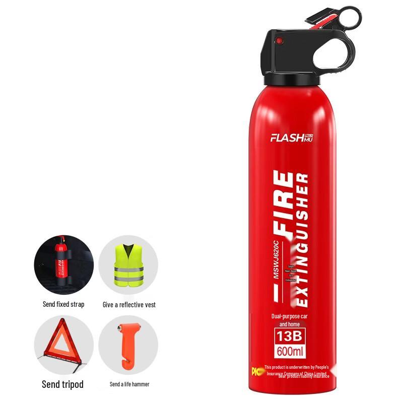 Lieve Water-Based Car Fire Extinguisher (2-Pack Emergency Kit)