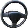 Auto Interior Hand-stitched Black Microfiber Leather Car Steering Wheel Cover For Old VW Golf Polo Sagitar 2010