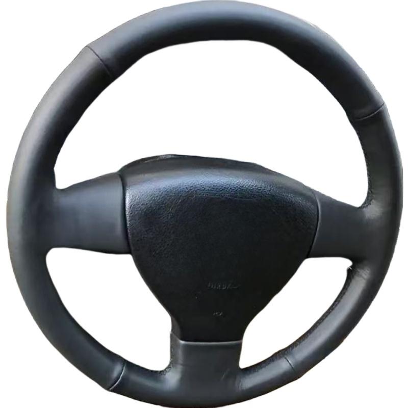 Auto Interior Hand-stitched Black Microfiber Leather Car Steering Wheel Cover For Old VW Golf Polo Sagitar 2010