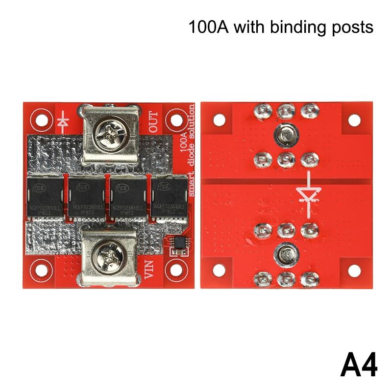 100A High Current Ideal Diode Module Charging Backflow Protection Reverse Connection Reverse Current Protection Non-Grounded