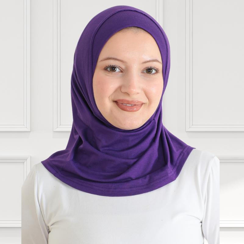 Sportovní instantní hidžáb pro ženy, muslimský bavlněný turban, měkká pokrývka hlavy, hidžáby připravené k nošení, modlitební oděv, islámské oblečení