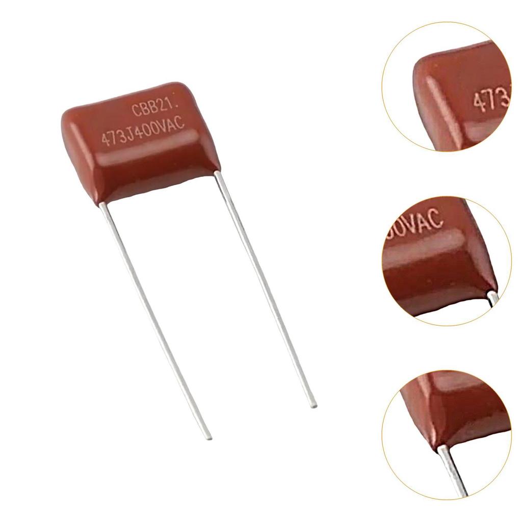 10Pcs Electric Guitar Film Capacitors Easy To Install Multiuse 0.022uf 0.047uf Guitar Capacitors Metallized Replace Parts