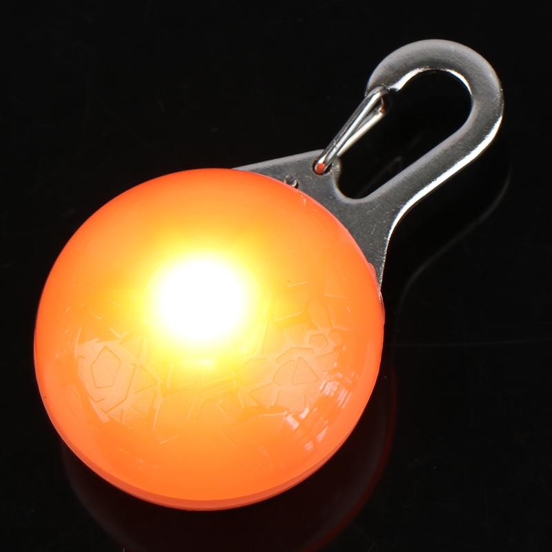 Guler de câine cu clips pentru lumini cu LED pentru siguranță impermeabilă, plimbări nocturne, pisică, câine