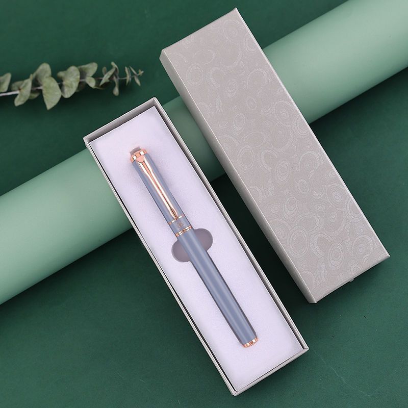 Roche Pen Gift Box With Lettering, Positive Posture, Special For Students, Replaceable Ink Bag, Iridium Pen Gift