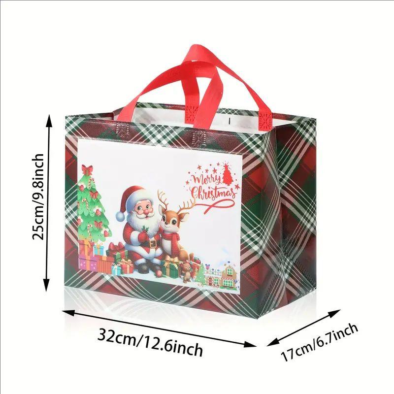 Christmas Non-woven Fabric Christmas Gift Bags, Gift Packaging Handbags