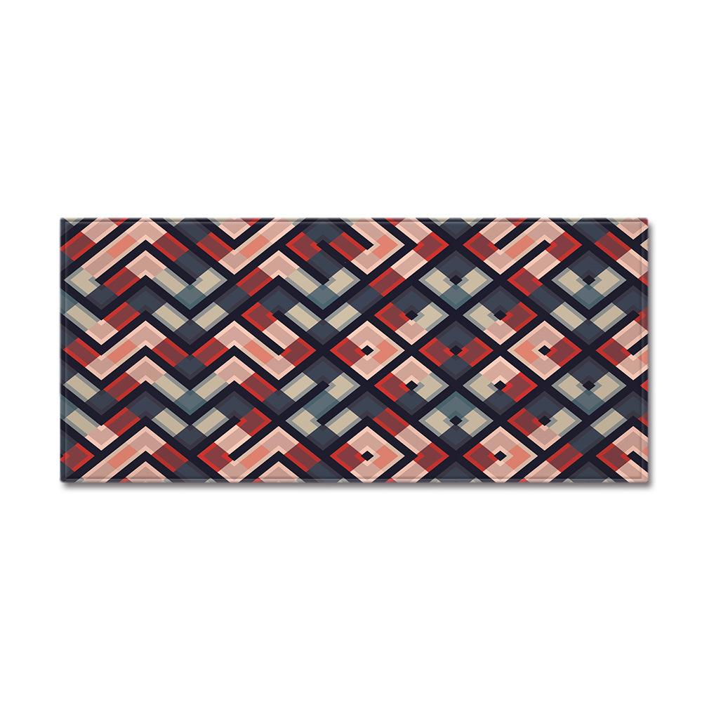Kitchen Geometric Shape Floor Mat Door Mat Carpet Floor Mat