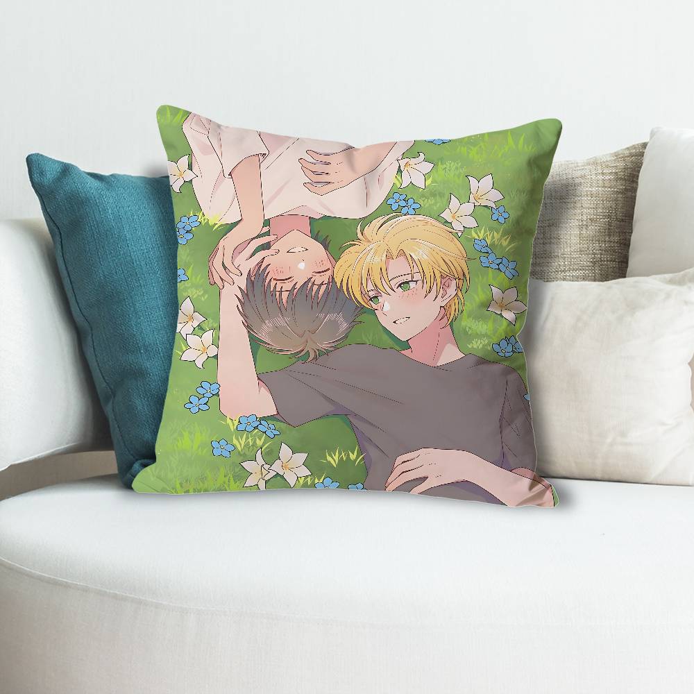 B-Banana F-Fish Ash Eiji Pillow Cases for Bedroom Living Room Sofa Home Decor Polyester Cushion Cover with Zipper