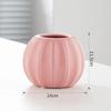 Table Decoration Pumpkin Flower Pot Ceramic Vase Decoration Home Decoration Dining Handmade Flower Material Bottle Pumpkin Vase
