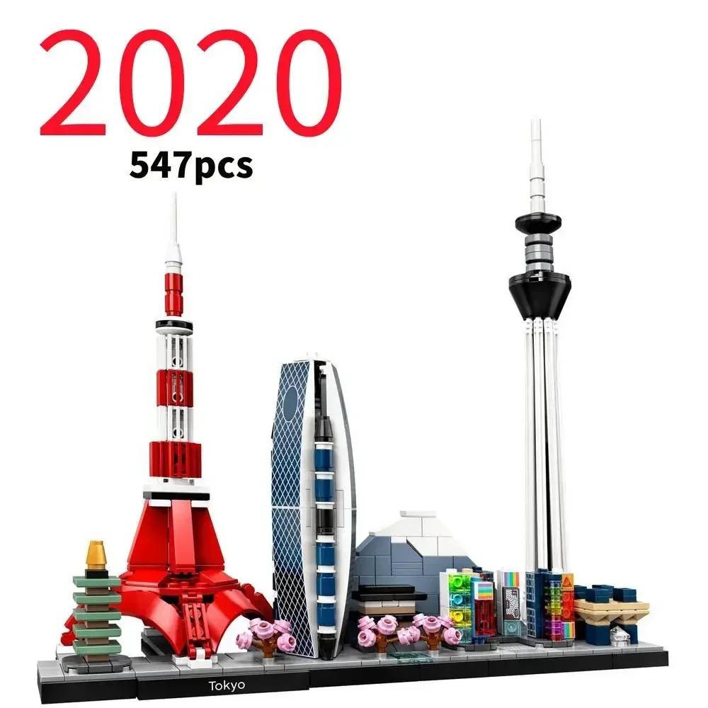 LEGP 2016-2022 Architecture Skylines Collectible Series Of Building Blocks Kit, Collectible Architecture Model Set For Adults