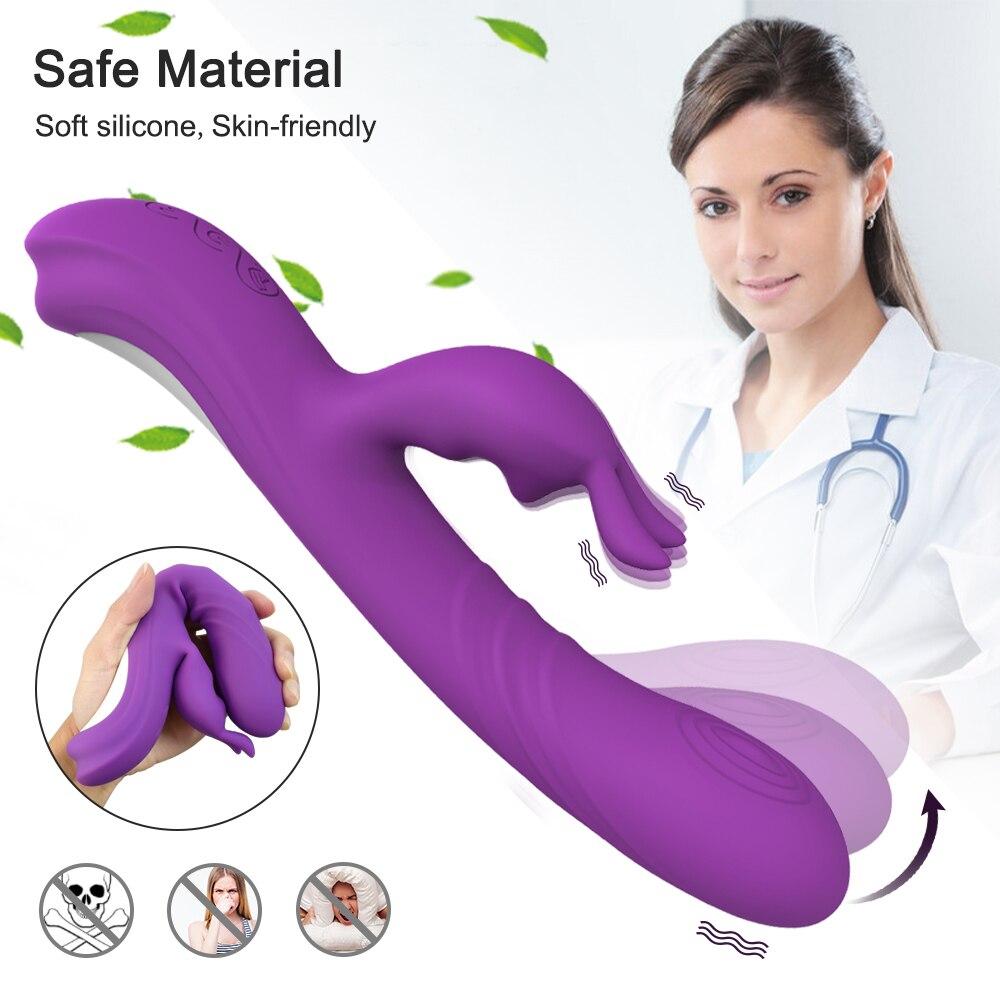 2022 dimenando il coniglio vibratore mimico dito per le donne clitoride potente stimolatore del punto G silenzioso giocattoli del sesso femminile per adulti 18