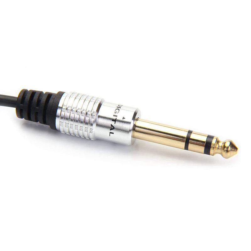 1/4 Inch To 3.5mm Stereo Adapter Cable 6.35mm TRS Male To 3.5mm Female