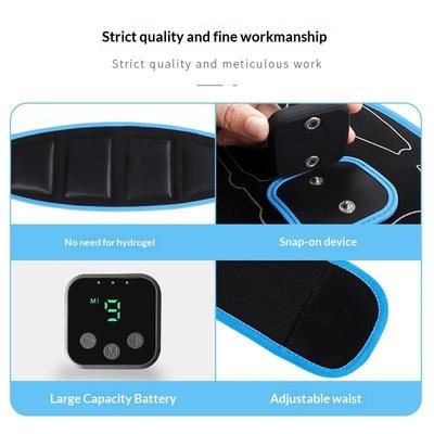 EMS Bauchmuskel-Toning-Gürtel Elektrischer Stimulator Tragbarer Fitness-Toner für Zuhause, Büro, Reisen, Workout