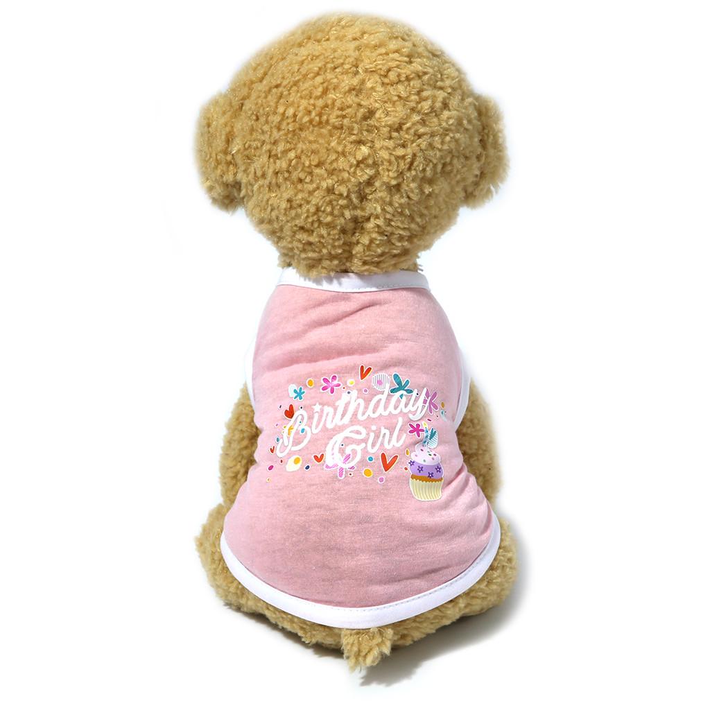 

Pet Dog Birthday Shirt Painting Puppy Coat Warm Clothes Coat L
