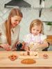 Wooden Velcro Bread & Veggie Cutting Play Set