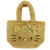 Sanrio Characters Fur Tote Bag Hello Kitty Leo Die-Cut