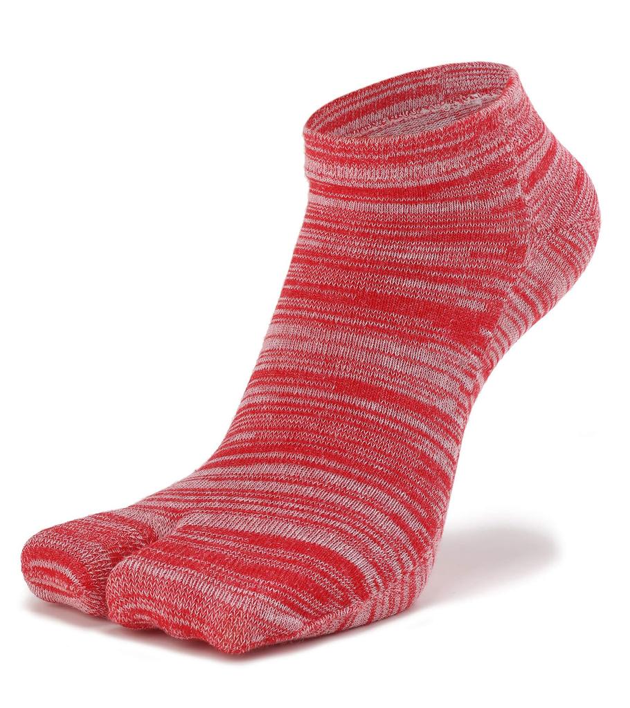 WIOIW Women's Two-Toe Tabi Socks, Ankle Socks for Running, Cotton, Sports, Casual, Commuting, School, Cute, Set of 6