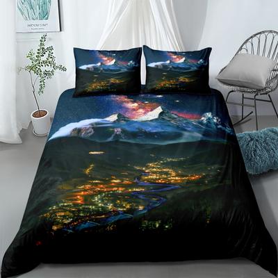 Ville des Étoiles Velaris Ensemble de Housse de Couette UK Simple Double Queen US Jumeau Plein King Size pkm Ensemble de Linge de Lit