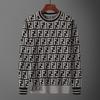 Maglione da Uomo Autunno/Inverno Europeo a Jacquard con Lettere, Girocollo - Trendy Casual a Maniche Lunghe