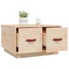 Vidaxl Stolik Kawowy, 60X53X35 Cm, Lite Drewno Sosnowe