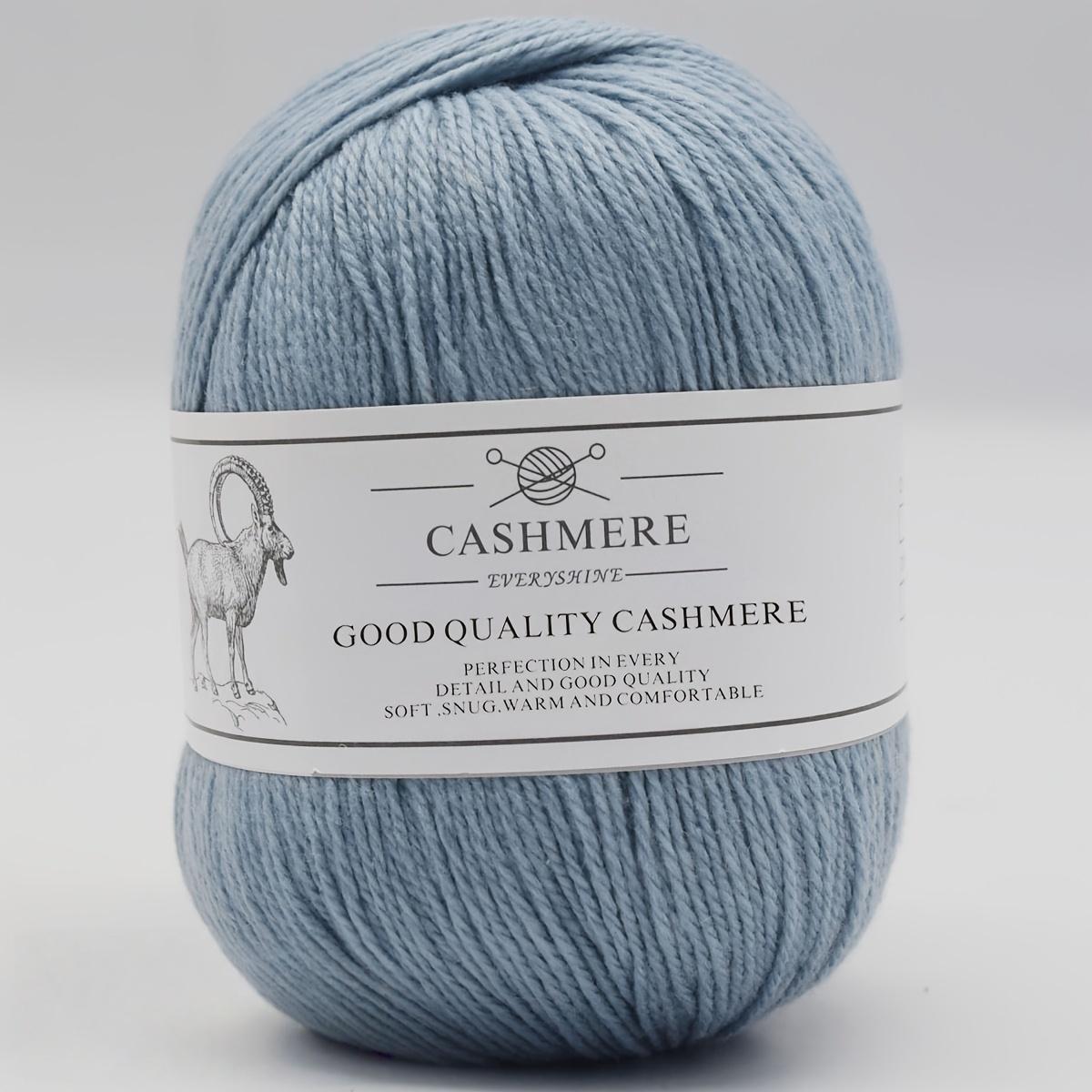 

Пряжа премиум-кашемира для вязания спицами и крючком – 50 г/1,76 унции, 320 м/350 ярдов, ультрамягкая тонкая шерсть ручной работы (Спицы 1,5-2,5 мм) Свитера DIY-поделки