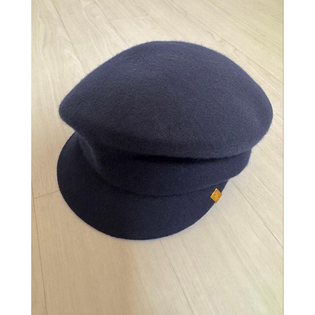 Used CA4LA Wool Casquette Navy