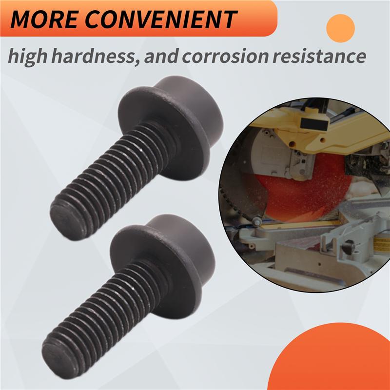 A58Z 2Pcs 145344-01 Miter Saw Blade Bolt Replacement Clamp Bolt DW703 DW704 DW718 DW705 DW780 DW715 DW716