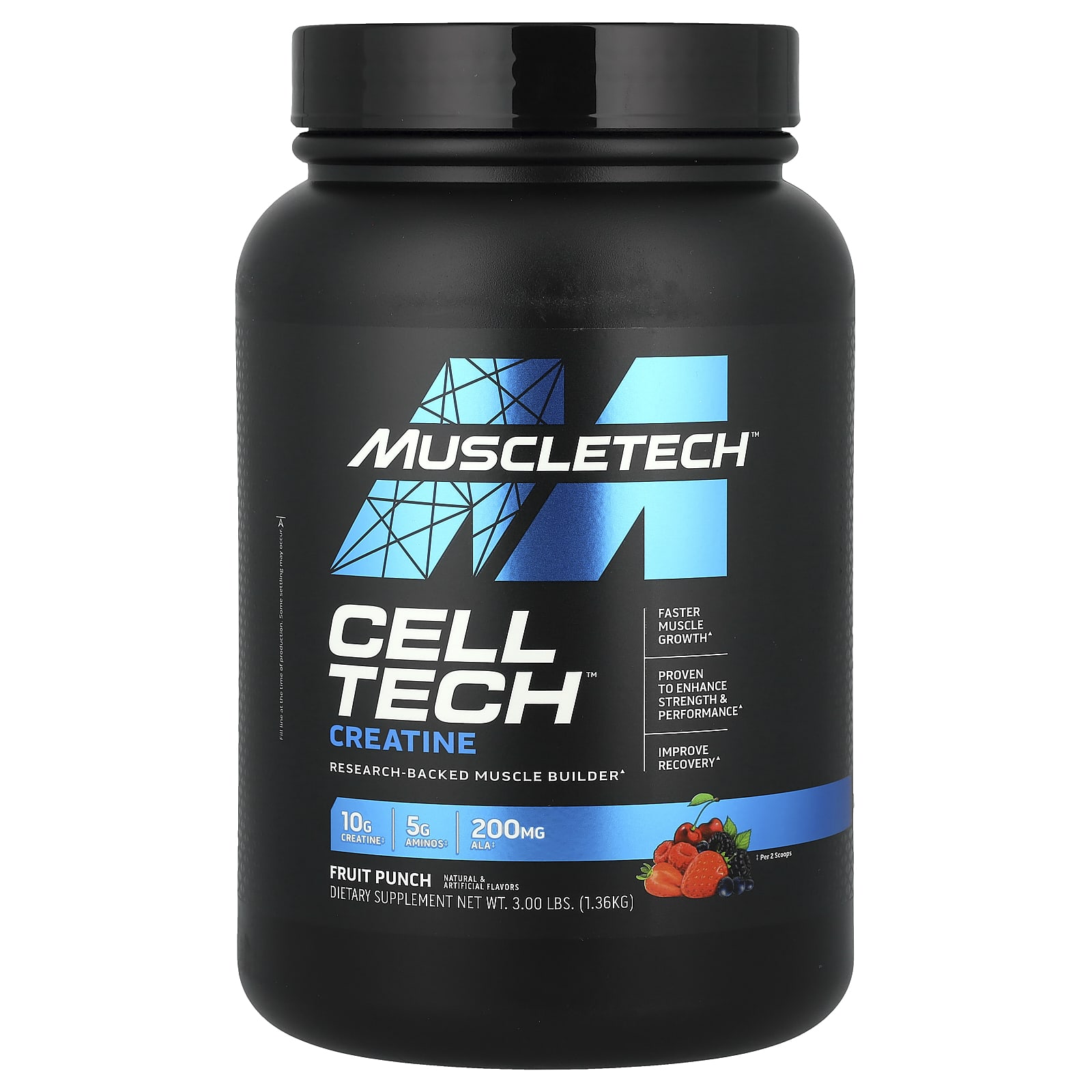 

Performance Series, Cell-Tech Creatine, Fruit Punch, 1.36Kg(3Lb)