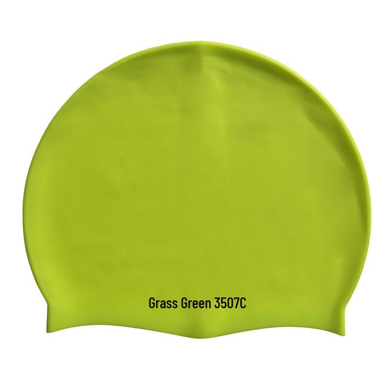 60g Unisex Silicone Swim Cap: Adult Fashion, Waterproof, Ear Protection, Pure Color