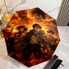 1PC Attack Titan  Automatic Umbrella - Suitable Travel Outdoor Portable Umbrella Birthday Gift Daily Essentials