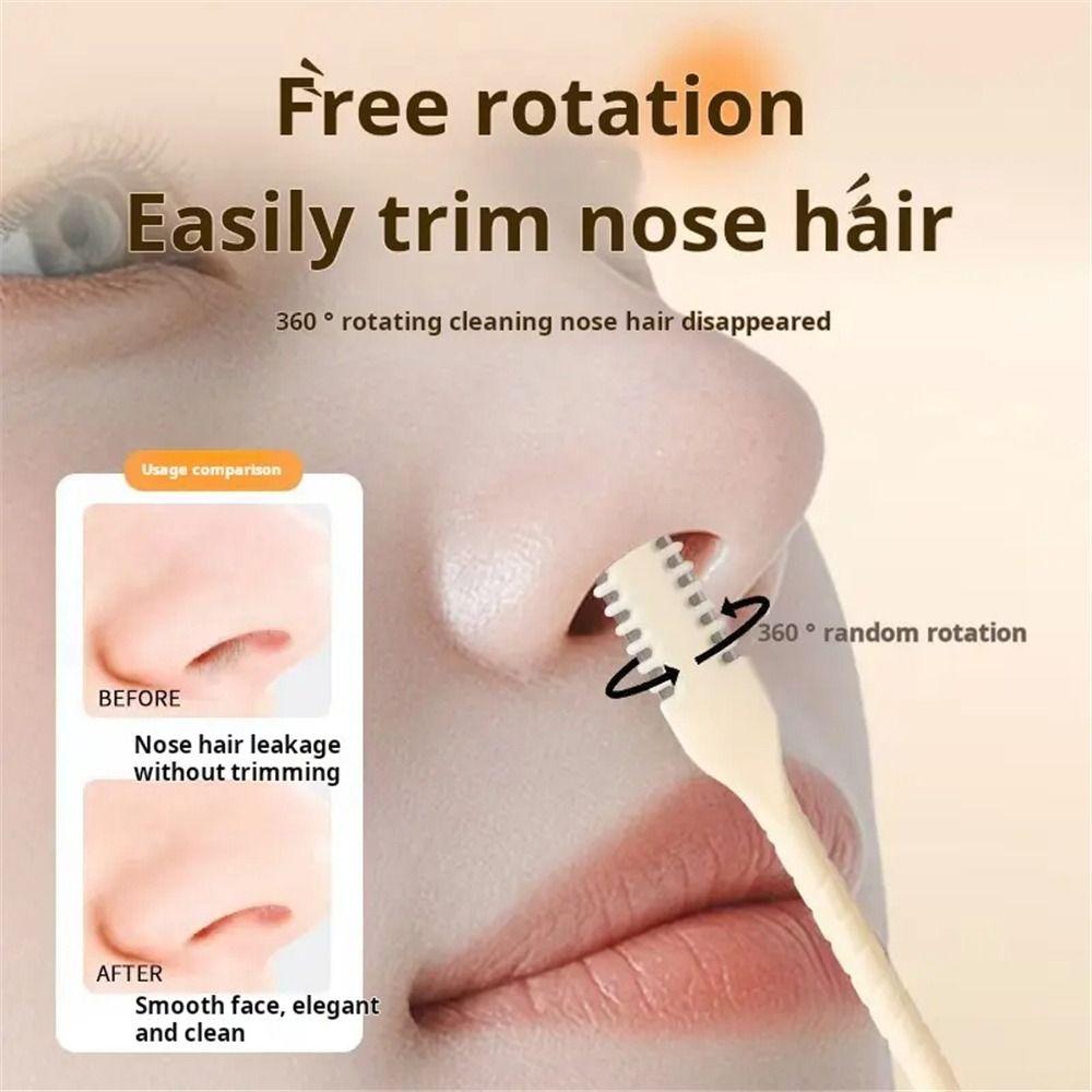 1/2/3/4/5 pcs with Comb Teeth Nose Hair Trimmer Washable Nose Hair Remover Nose Hairs Razor Unisex
