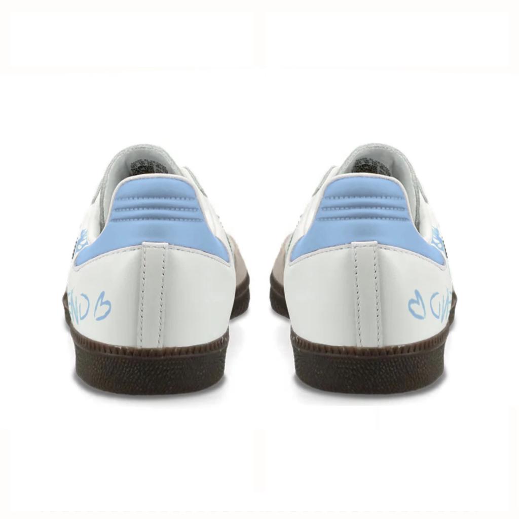 Adidas Originals SAMBA OG Slip Resistant Abrasion Resistant Low top Skateboard Shoes Unisex IG1024(Team465-)