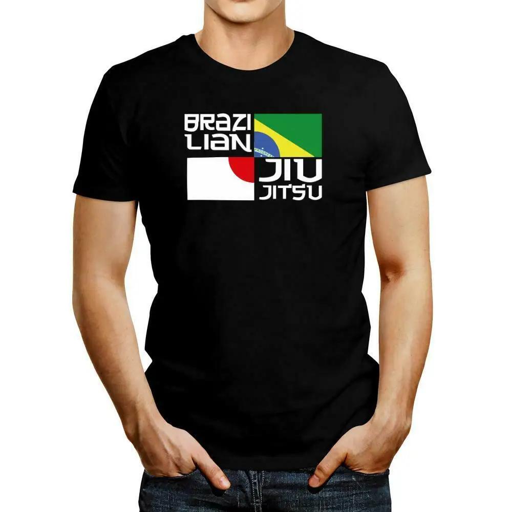 

Fashion Japanese Brazilian Jiu-Jitsu T Shirt New 100% Cotton Short Sleeve O-Neck T-shirt Casual Mens Top - Men s Summer Cotto... S разноцветный