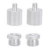 1/4in to 5/8in Aluminum Adapter for 1/4 Thread Rangefinder Tripod Adapter Converter Threaded Screw Adapter
