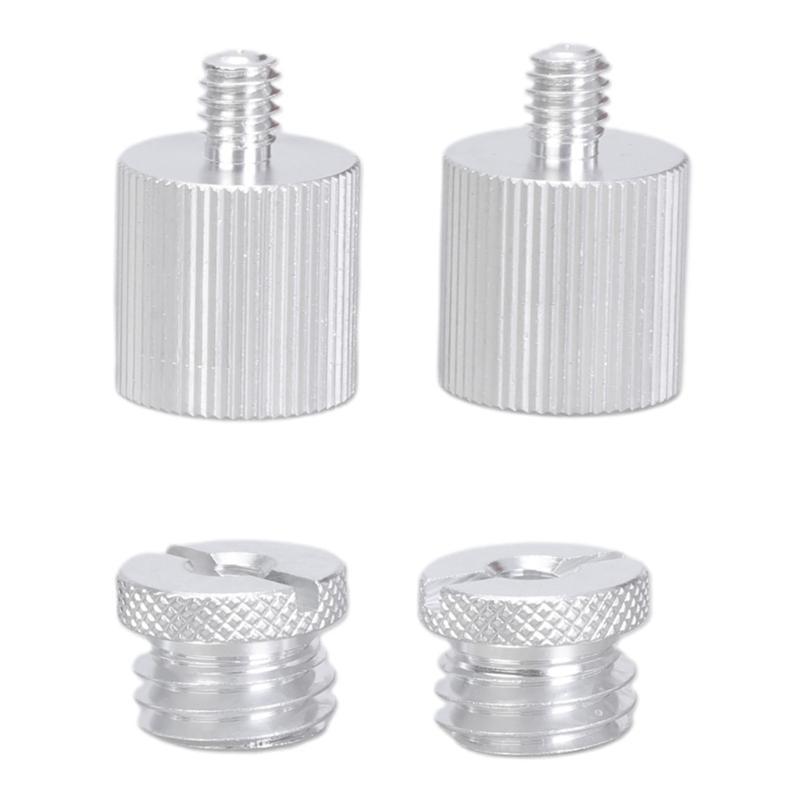 1/4in to 5/8in Aluminum Adapter for 1/4 Thread Rangefinder Tripod Adapter Converter Threaded Screw Adapter