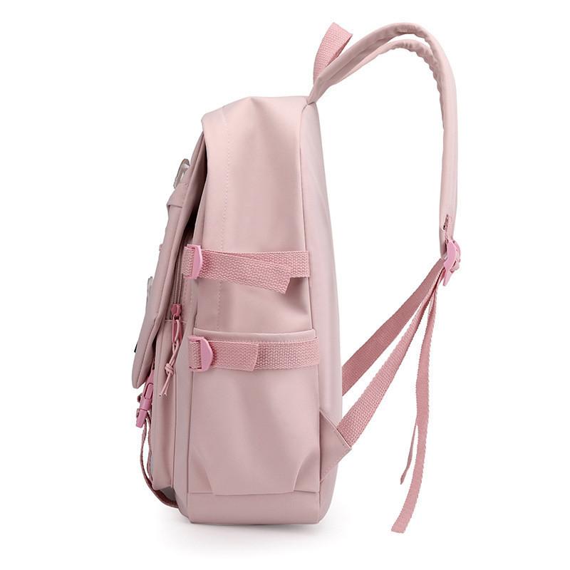 Zaino Unisex per Bambini KATSEYE Stampato Zaino Studente Scuola Impermeabile Tela Nylon