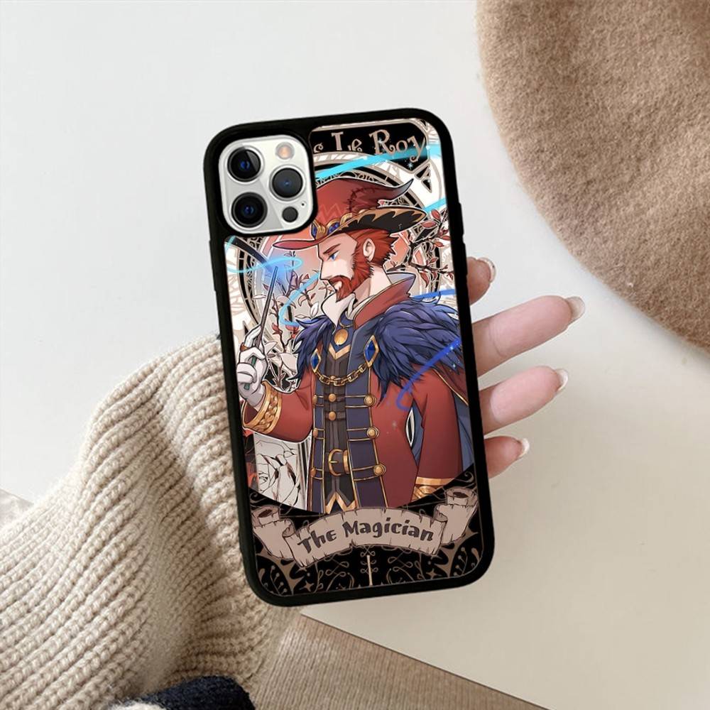 Horror Game I-Identity V Tarot Cards PC+TPU Phone Case For IPhone 11 12 13 14 15 16 17 Plus Pro Max Cover iPhone 14pro max