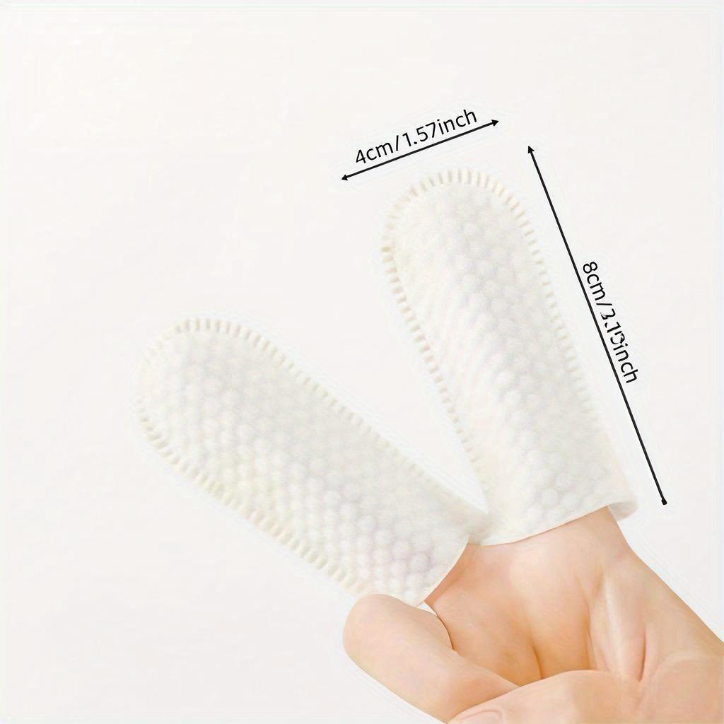 

Non-woven Pet Cleaning Finger Cots, Disposable Dog and Cat Dental Care and Ear Cleaning Essential Supplies 55pcs белый