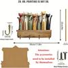 Kleurrijk Kattenpatroon Sleutelhaak Houten Sleutelhangerhouder Handige Wand Sleutelhouder Veranda Decoratie