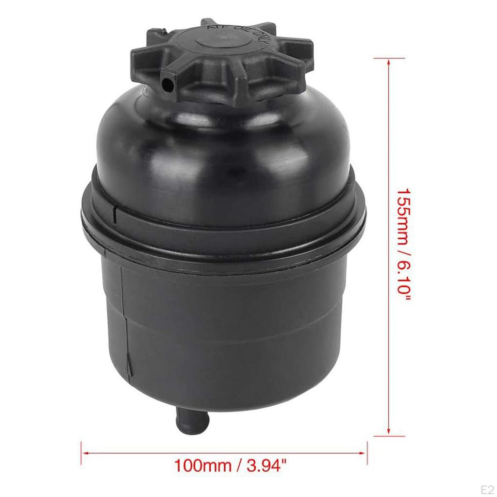 Power Steering Fluid Reservoir and Hose Line Set Durable 32411094306 Black Replaces for E38 E39