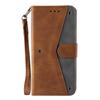 For Xiaomi Redmi Note 15 Pro 4G (Global) Leather Case Splicing Stitching Wallet Phone Cover with Wrist Strap