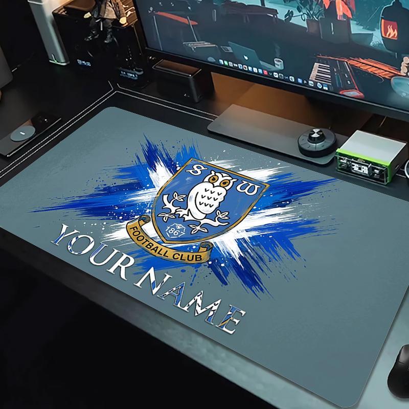 Sheffield Wednesday Football Club Print  Cushion Non-slip Laptop Tablet Big Mousepad XXL Mat Mini PC Playmat With Lock edge