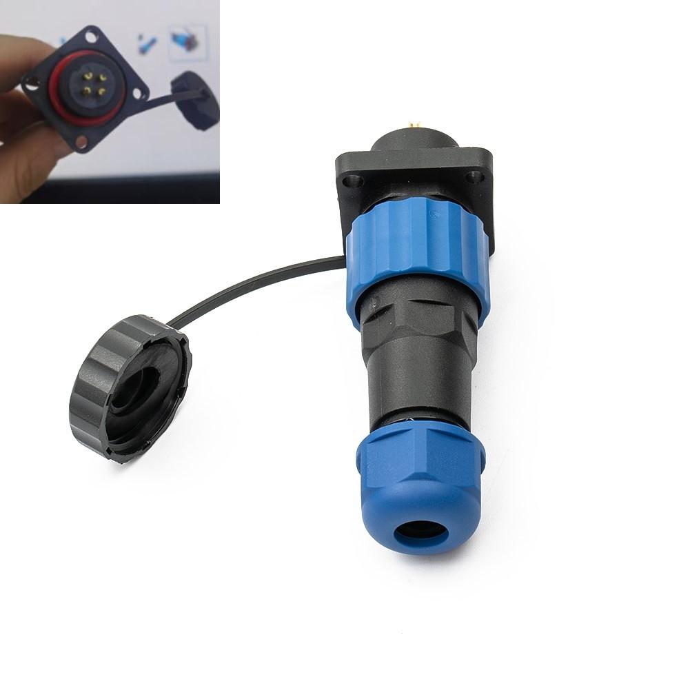 SP16 Wasserdichter Vierkantstecker für Bühnenbeleuchtung und Marineausrüstung